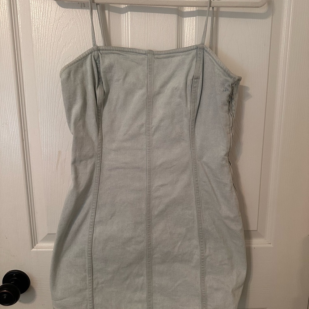 Zara Light Blue Mini Dress